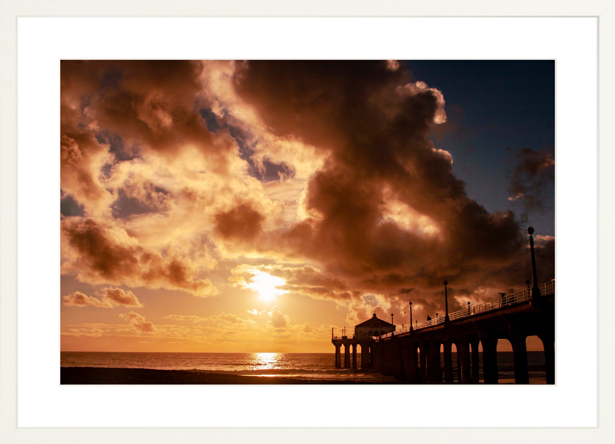 #Framed Print_24x16"_White