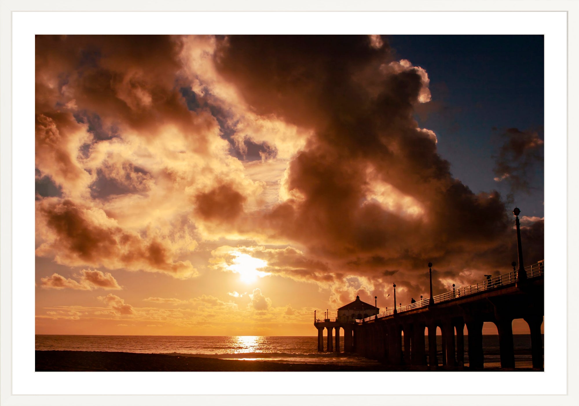 #Framed Print_45x30"_White
