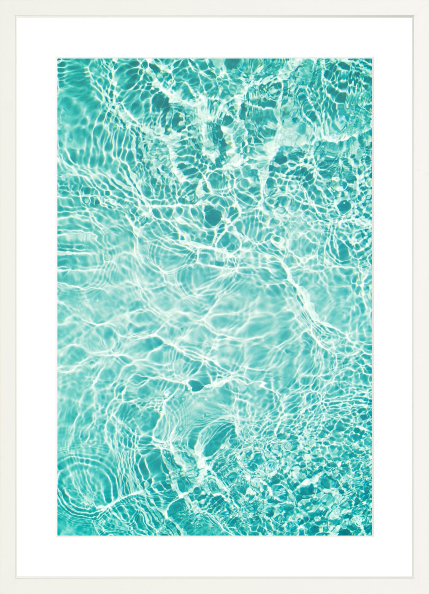 #Framed Print_16x24"_White