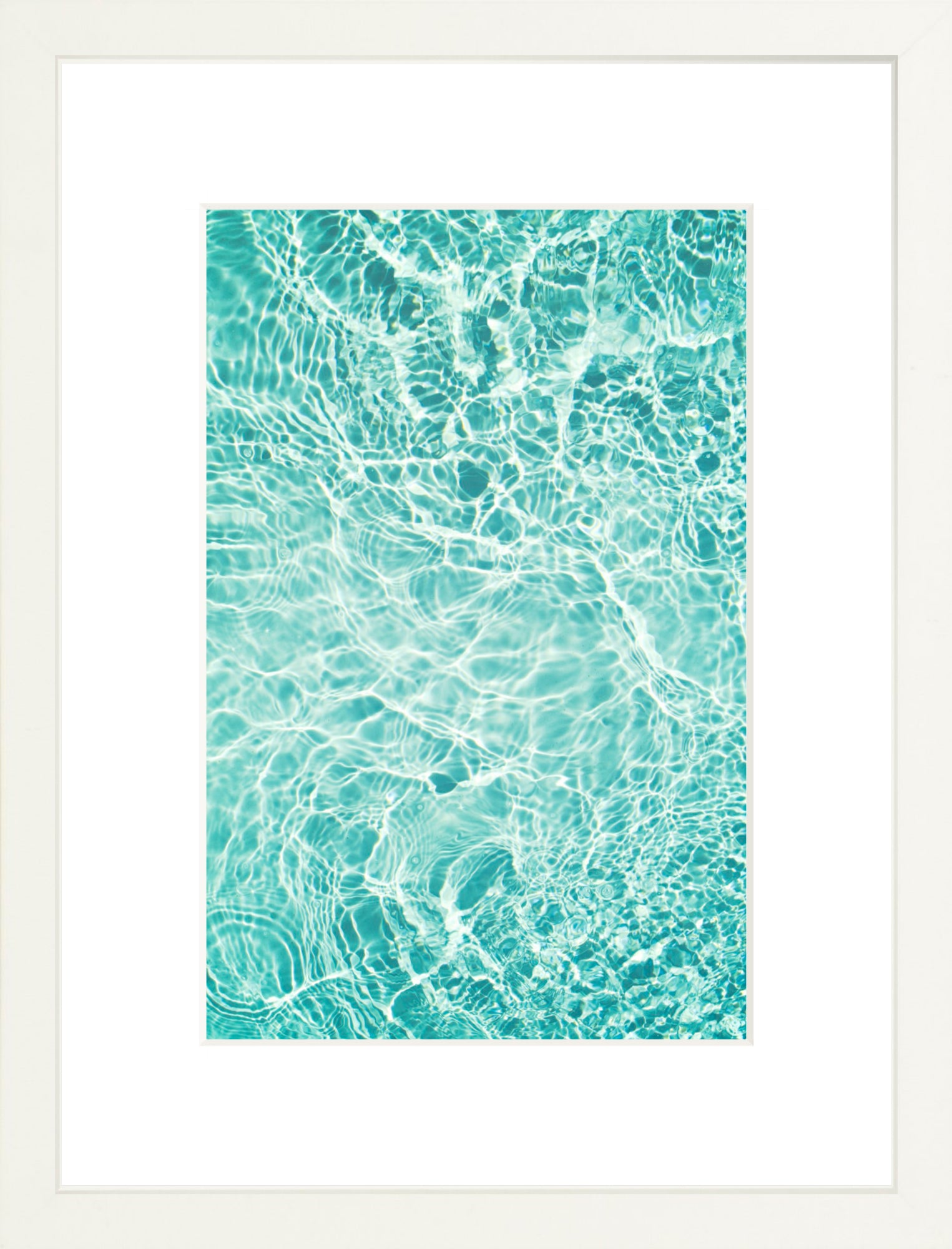 #Framed Print_8x12"_White